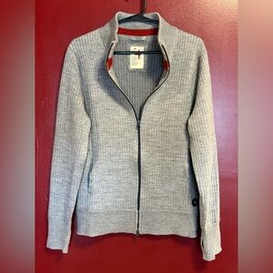 Relwen Track Jacket Men’s Size Small Grey Zip-up Sweater Classic Outdoor